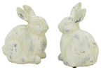 Deko Hase aus Zement, creme/weiß ca. 18x12x20 cm