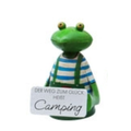 Zaunhocker Camping Frosch aus Metall ca. 26 cm zur Wahl  6 Varianten