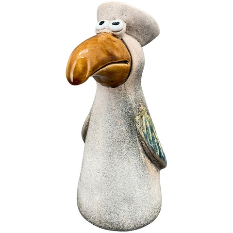 Maritime Zaunhocker aus Keramik – Leuchtturm, Ente, Seemann oder Möwe