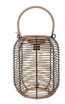 Solar Laterne Lumière in Rattan-Optik – natürliche Gartenlampe für Terrasse & Balkon