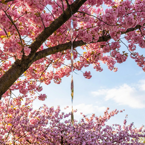 Edelstahl Winddancer 65 cm Glanzspirale Windspiel