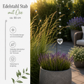 Edelstahl Gartenstab 90 cm für Kristallanhänger & Sonnenfänger