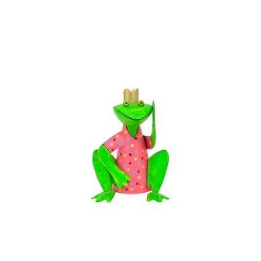 Zaunhocker Frosch aus Metall ca. 20 cm zur Wahl 3 Motive