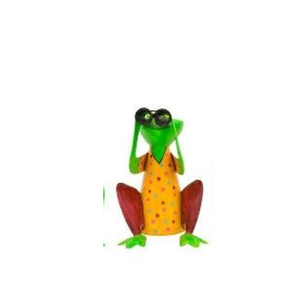 Zaunhocker Frosch aus Metall ca. 20 cm zur Wahl 3 Motive