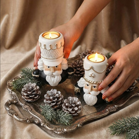 Kerzenhalter XMAS Soldaten  2er Set – Modern Weihnachten