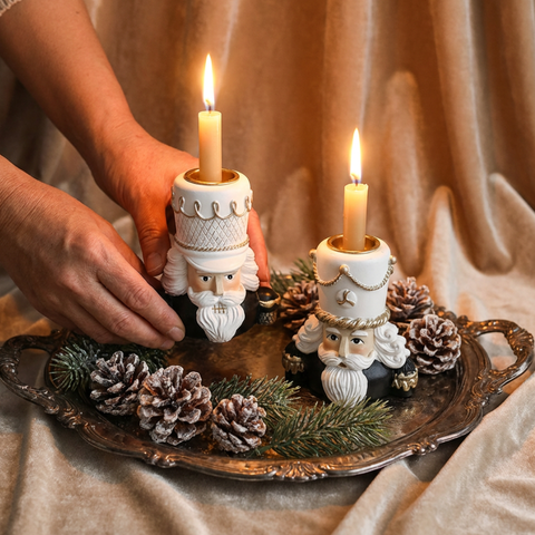 Kerzenhalter XMAS Soldaten  2er Set – Modern Weihnachten