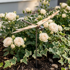Gartenstecker Libelle aus Edelstahl 75 cm Gartendeko