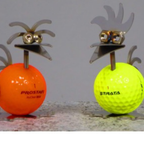 Golf Birdie Deko Edelstahl  8,5 cm zur Wahl Geschenk für Golfspieler