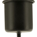 Kerzenhalter Sobre, schwarz, Metall für Kerzen Ø 22 mm ca. 10,5 cm lang