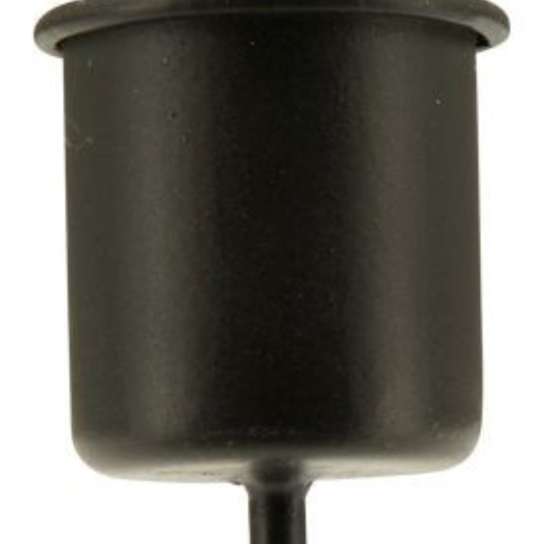 Kerzenhalter Sobre, schwarz, Metall für Kerzen Ø 22 mm ca. 10,5 cm lang
