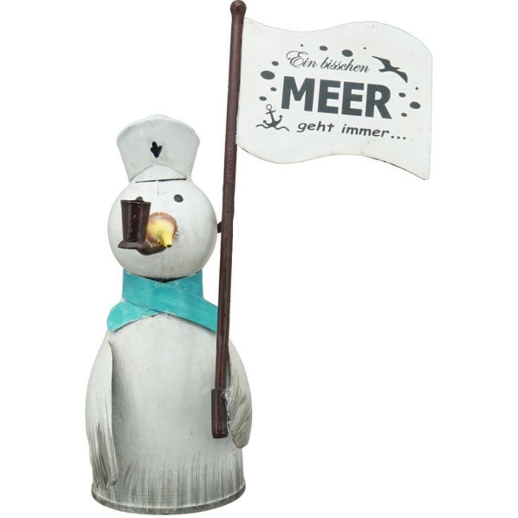 Zaunhocker Möwe Maritime Metall Deko ca. 20 cm zur Wahl