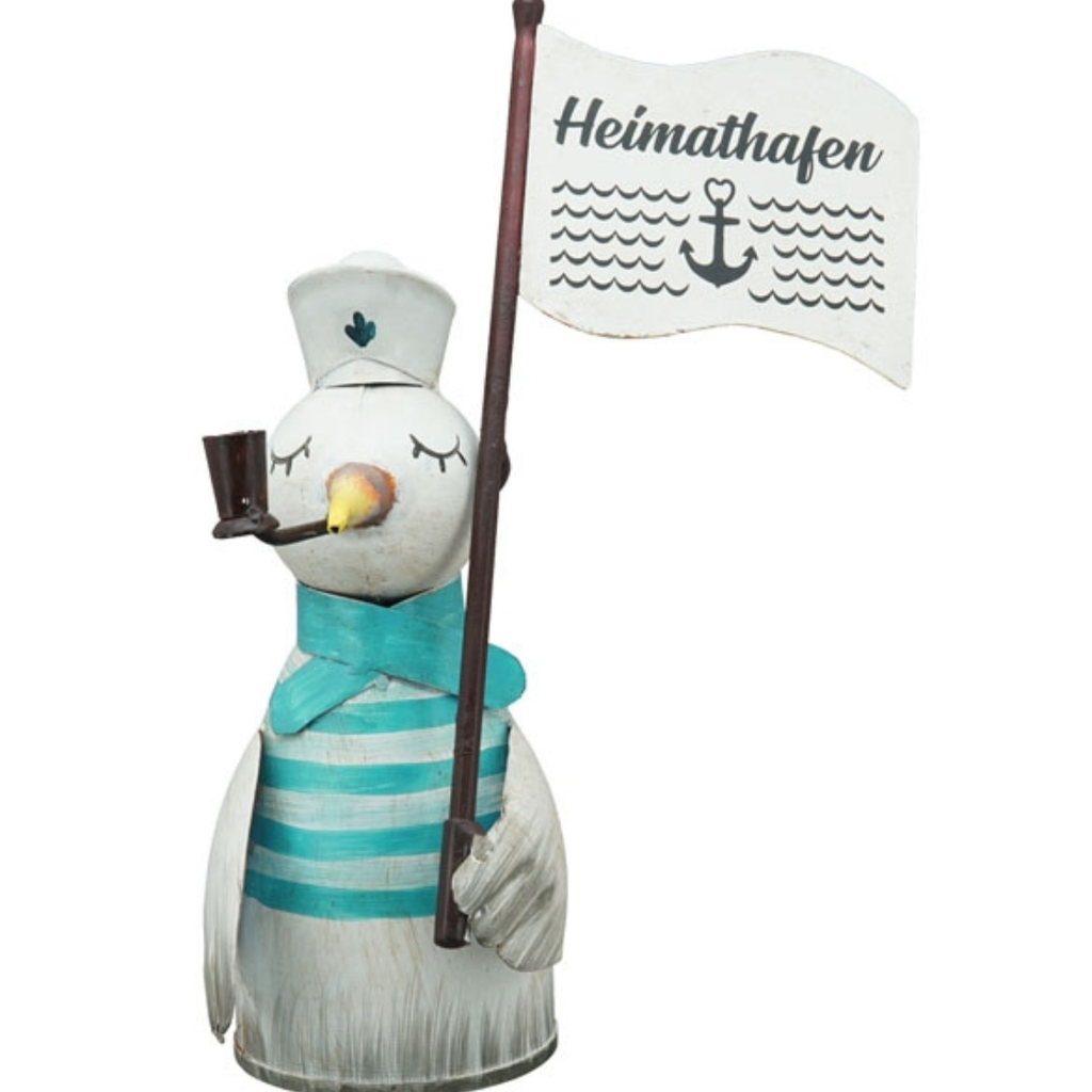 Zaunhocker Möwe Maritime Metall Deko ca. 20 cm zur Wahl