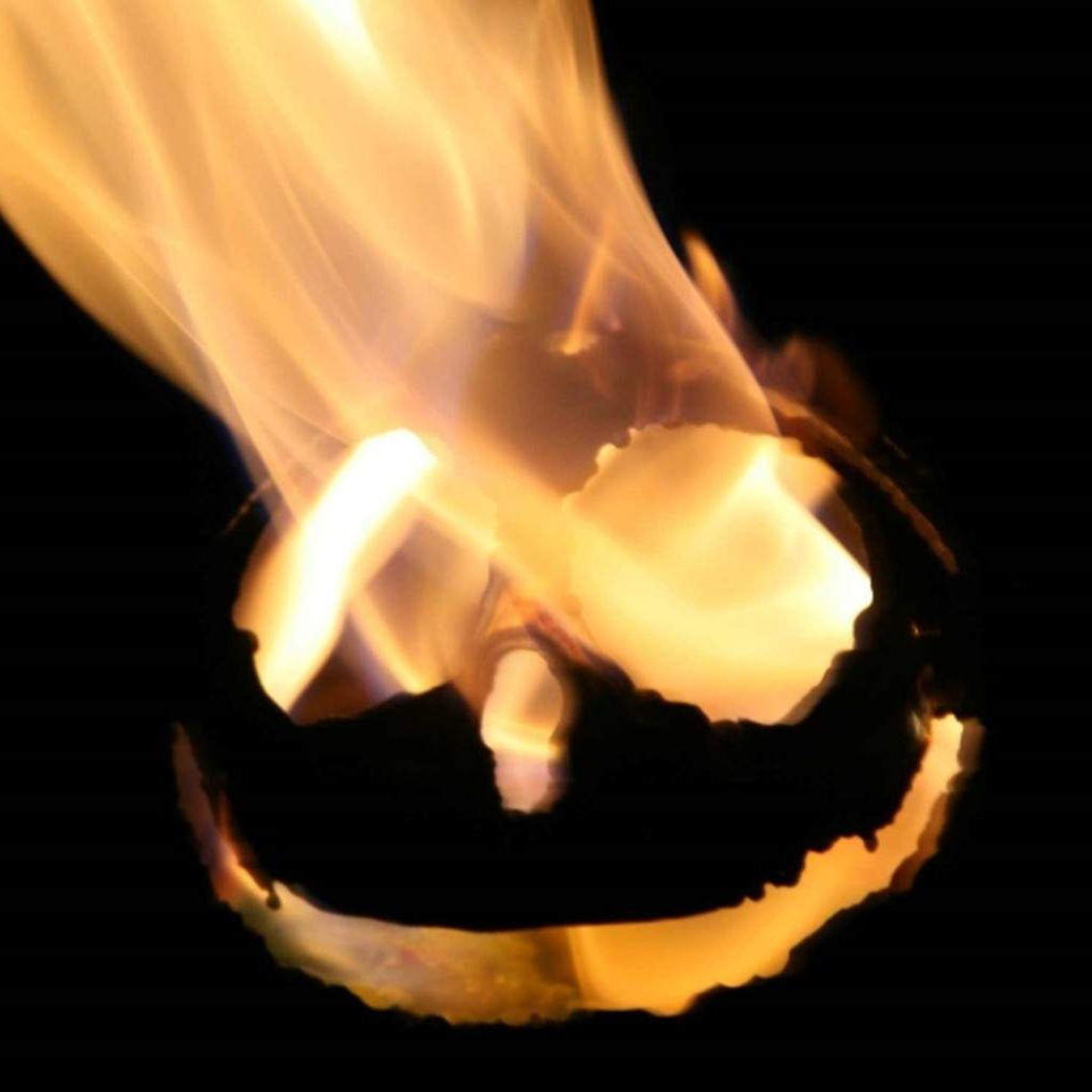 Feuerfratze Lach Gesicht Ø 13 cm aus Edelstahl