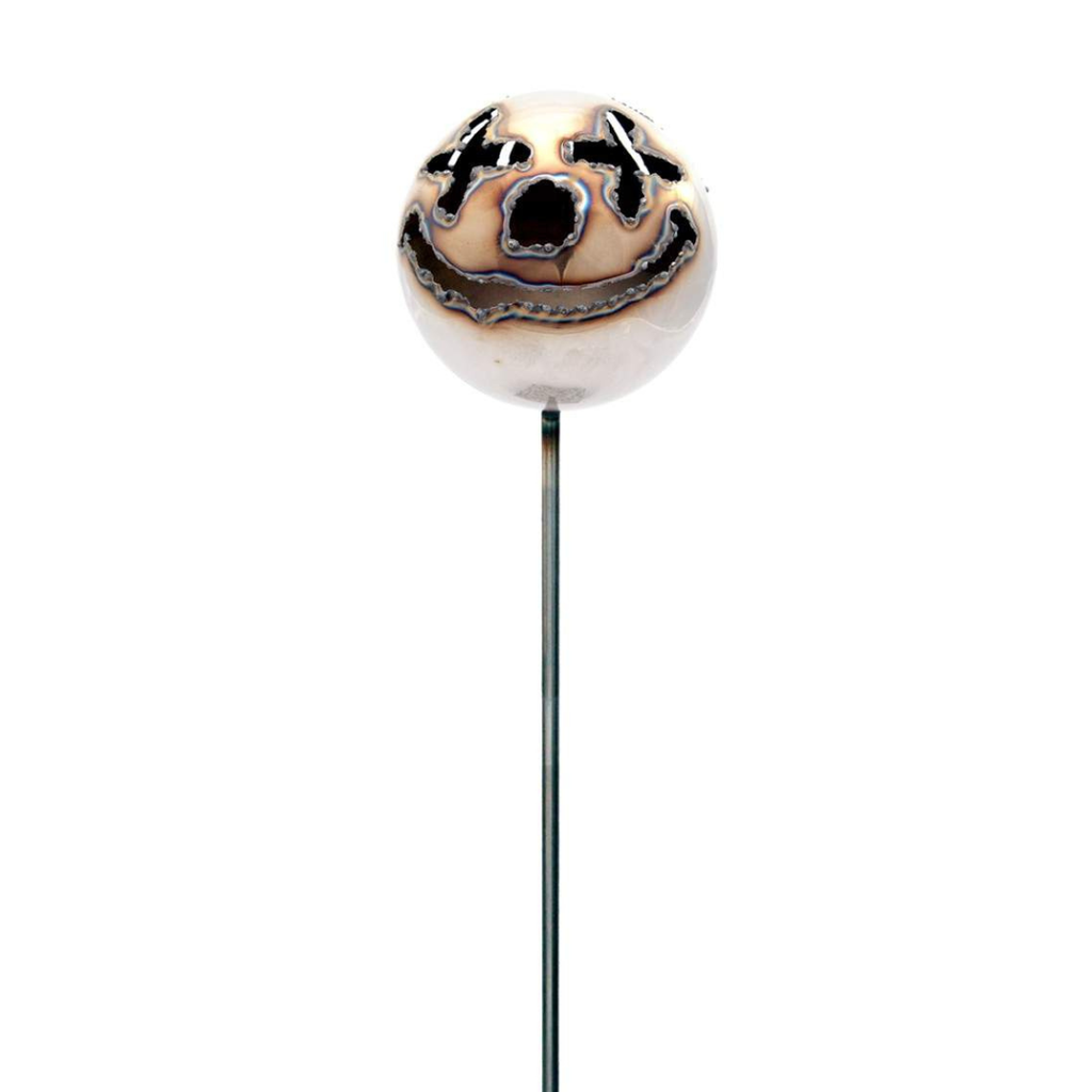 Große Feuerfratze Clown Gesicht Ø 18 cm XL aus Edelstahl
