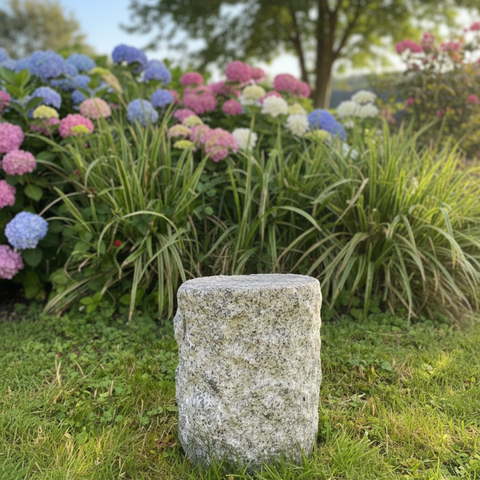 Granit-Standfuß für Vogelbäder – massiv & frostfest