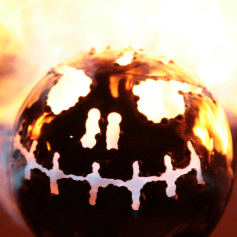 Feuerfratze ⌀ 18 cm aus Edelstahl zur Wahl 4 verschiedene Gesichter