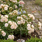 Gartenstecker Steinvogel Pärchen Herz 140 cm wetterfest