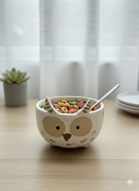 Keramik Schale Eule ca. 11cm