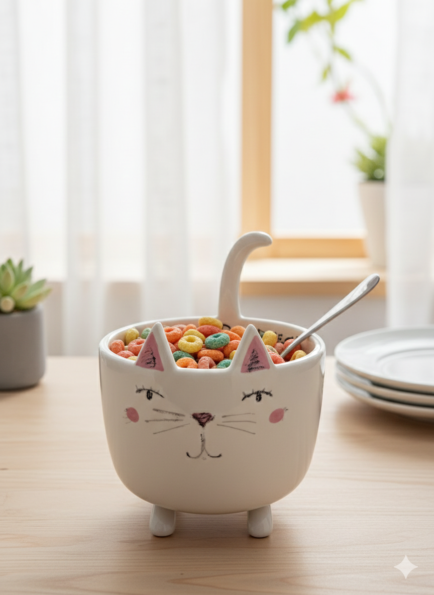 Keramik Schale Katze ca. 11 cm