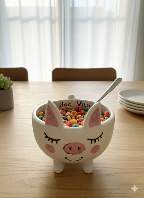 Keramik Schale Schwein ca. 11 cm