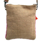 Jute Umhängetasche Jute bunt 30x25 cm