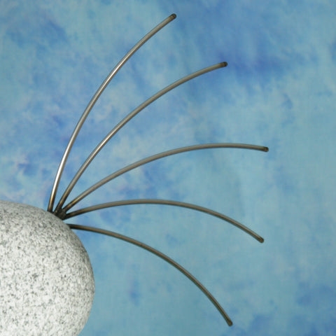 Steinvogel SV XL15  ca. 140cm hoch aus Granit und Edelstahl