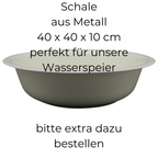 Wasserspeier Fisch mit Pumpe – dekorativer Gartenbrunnen für Teich & Schale