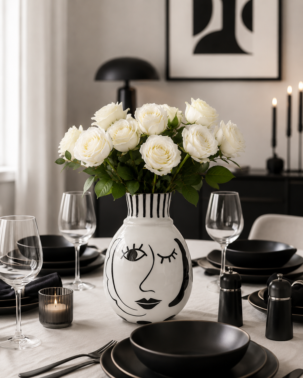 XOXO Vase Keramik ca. 15,5x14x21,3 cm