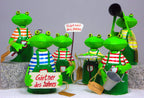 Zaunhocker Frosch aus Metall ca. 21 cm zur Wahl 6 Motive