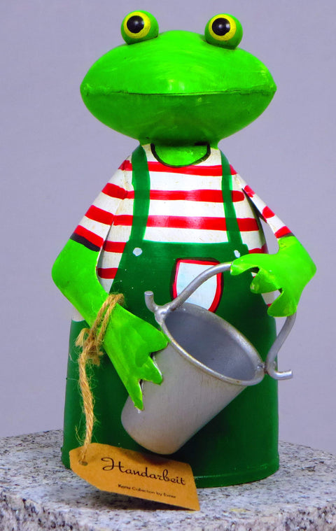 Zaunhocker Frosch aus Metall ca. 21 cm zur Wahl 6 Motive