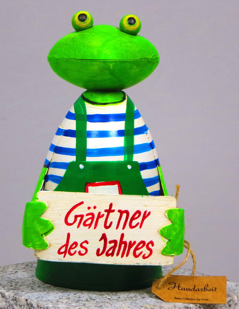 Zaunhocker Frosch aus Metall ca. 21 cm zur Wahl 6 Motive