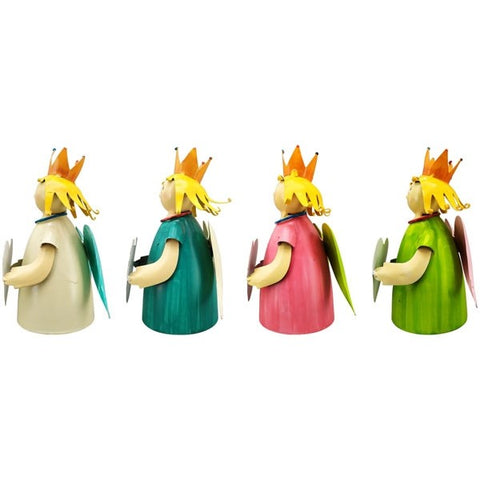 Zaunhocker Schutzengel mit Spruch – Metall 21 cm zur Wahl 4 Sprüche