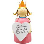 Zaunhocker Schutzengel mit Spruch – Metall 21 cm zur Wahl 4 Sprüche