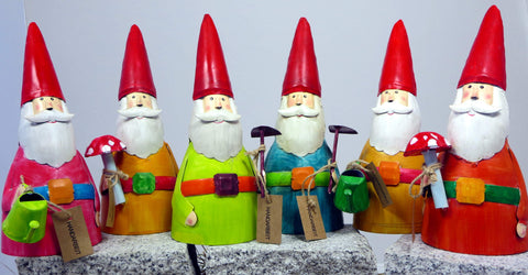 Zaunhocker Wichtel aus Metall – 25 cm zur Wahl 3 Motive