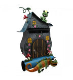 Briefkasten Fabelhaus mit Frosch und Zeitungsrolle ca. 63 cm hoch