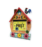 Briefkasten Haus mit Hahn ca. 51 x 36 x 14 cm
