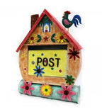 Briefkasten Haus mit Hahn ca. 51 x 36 x 14 cm