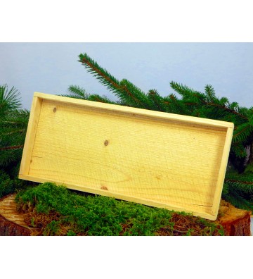 Holz Tablett Natur 34x15 cm – Deko Tablett Handmade
