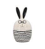 Osterhasen Dose aus Keramik XOXO  ca. 10,5x10,3x19,7 cm