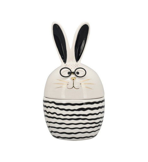 Dose Hase XOXO Keramik ca. 10,5x10,3x19,7 cm