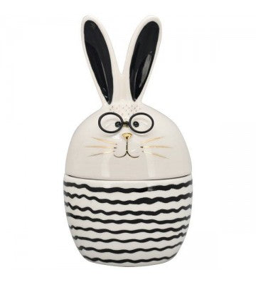 Dose Hase XOXO Keramik ca. 10,5x10,3x19,7 cm