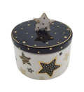 XMAS Dose aus Keramik XOXO Dolomit ca. 8,5x8,5x9 cm