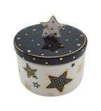 XMAS Dose aus Keramik XOXO Dolomit ca. 8,5x8,5x9 cm