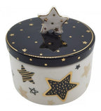 XMAS Dose aus Keramik XOXO Dolomit ca. 8,5x8,5x9 cm