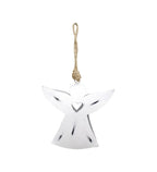 XMAS Engelhänger weiß, aus Metall ca. 13 cm lang