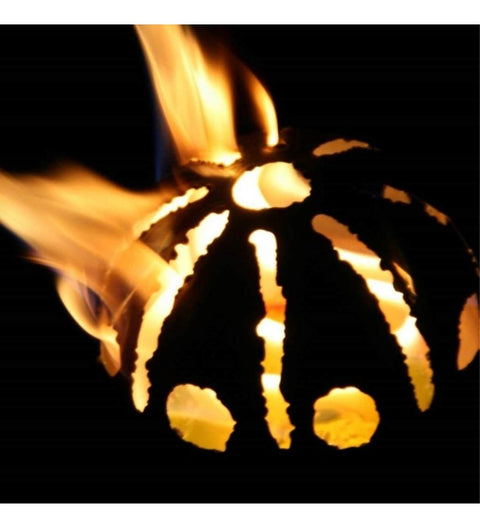 Feuerkugel ⌀ 13cm aus Edelstahl zur Wahl 4 verschiedene Motive