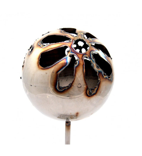 Feuerkugel ⌀ 18 cm aus Edelstahl zur Wahl 4 verschiedene Motive