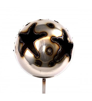 Feuerkugel ⌀ 18 cm aus Edelstahl zur Wahl 4 verschiedene Motive