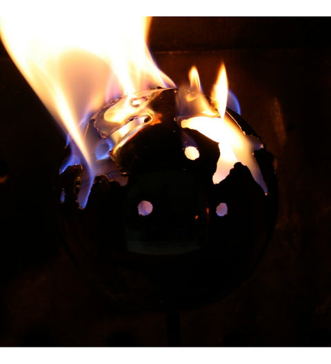 Feuerkugel ⌀ 18 cm aus Edelstahl zur Wahl 4 verschiedene Motive