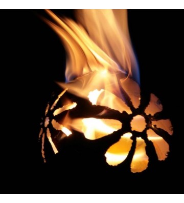 Feuerkugel ⌀ 18 cm aus Edelstahl zur Wahl 4 verschiedene Motive